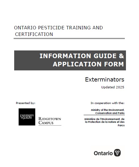 Information Guide & Application Form for Exterminators